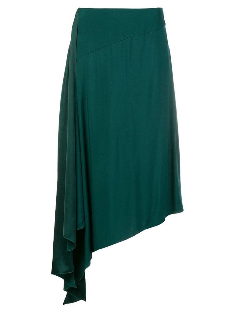 Givenchy asymmetrical midi skirt - Green