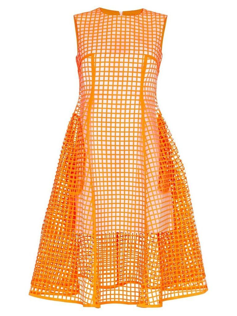 Paskal midi squared dress - Orange
