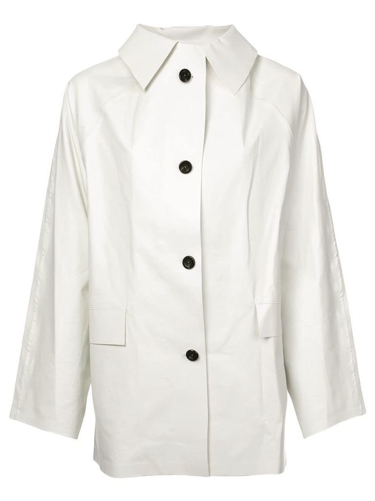 Kassl single breasted jacket - White