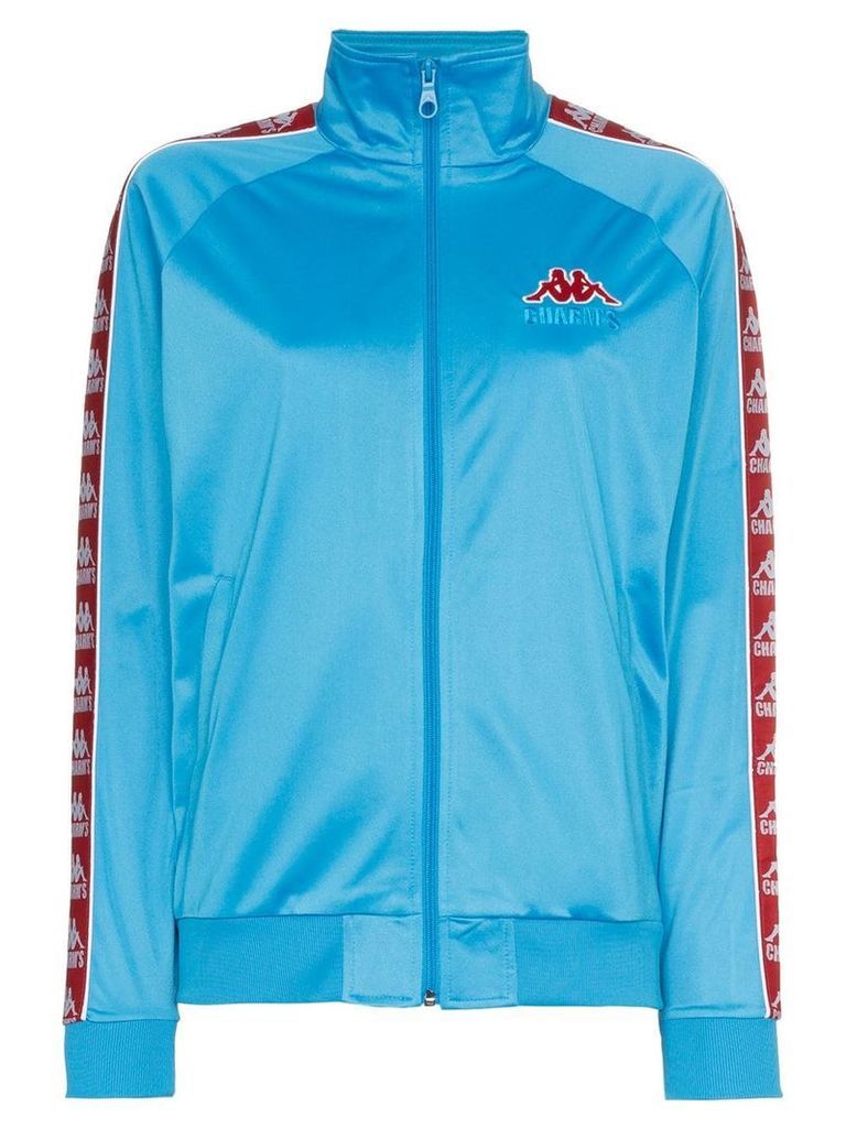 Charm's x Kappa logo embellished and side detail jacket - Blue