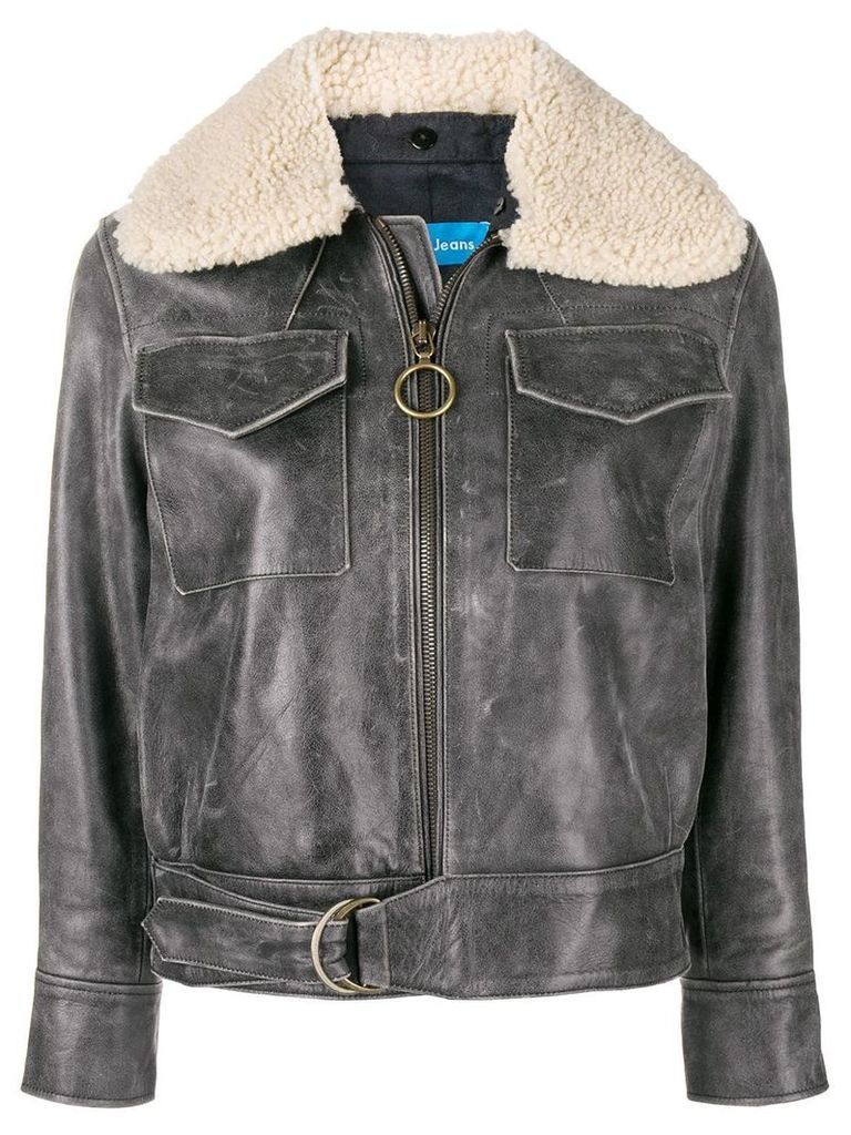 Mih Jeans Hardy leather jacket - Black
