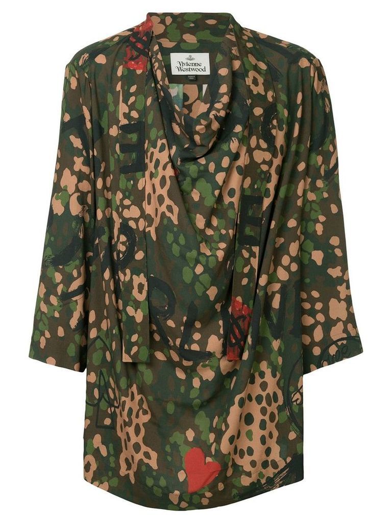 Vivienne Westwood camouflage print shirt - Multicolour