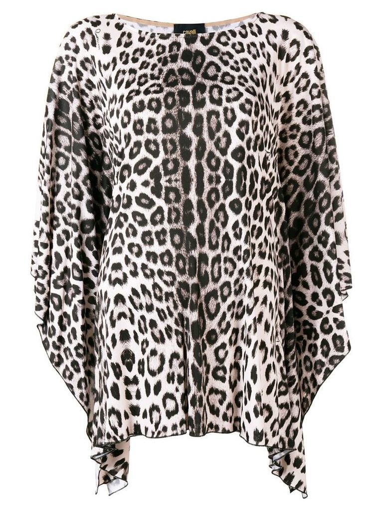 Cavalli Class leopard print blouse - Pink