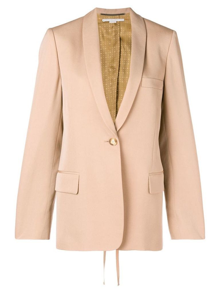Stella McCartney classic fitted blazer - Neutrals