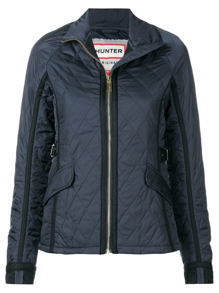 Hunter quilted zipped jacket - Blue