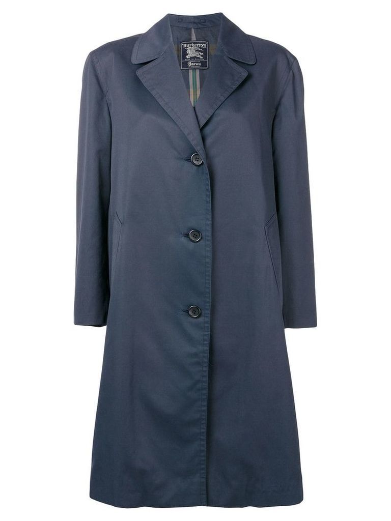 Burberry Vintage single breasted trench coat - Blue