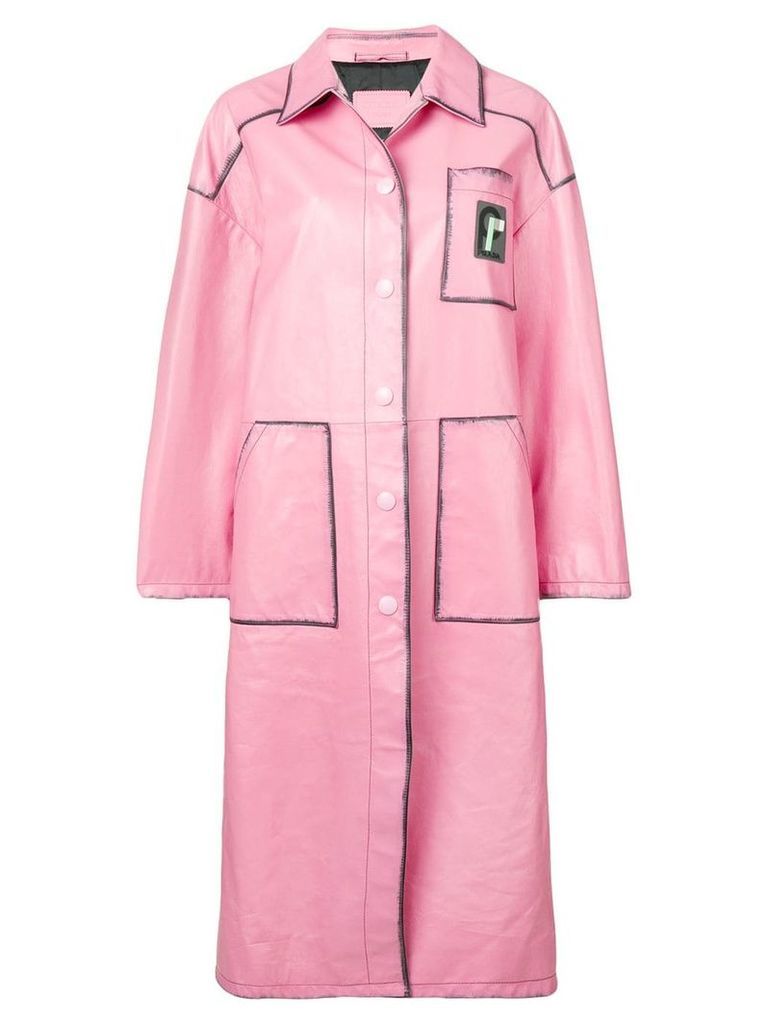 Prada oversized coat - Pink