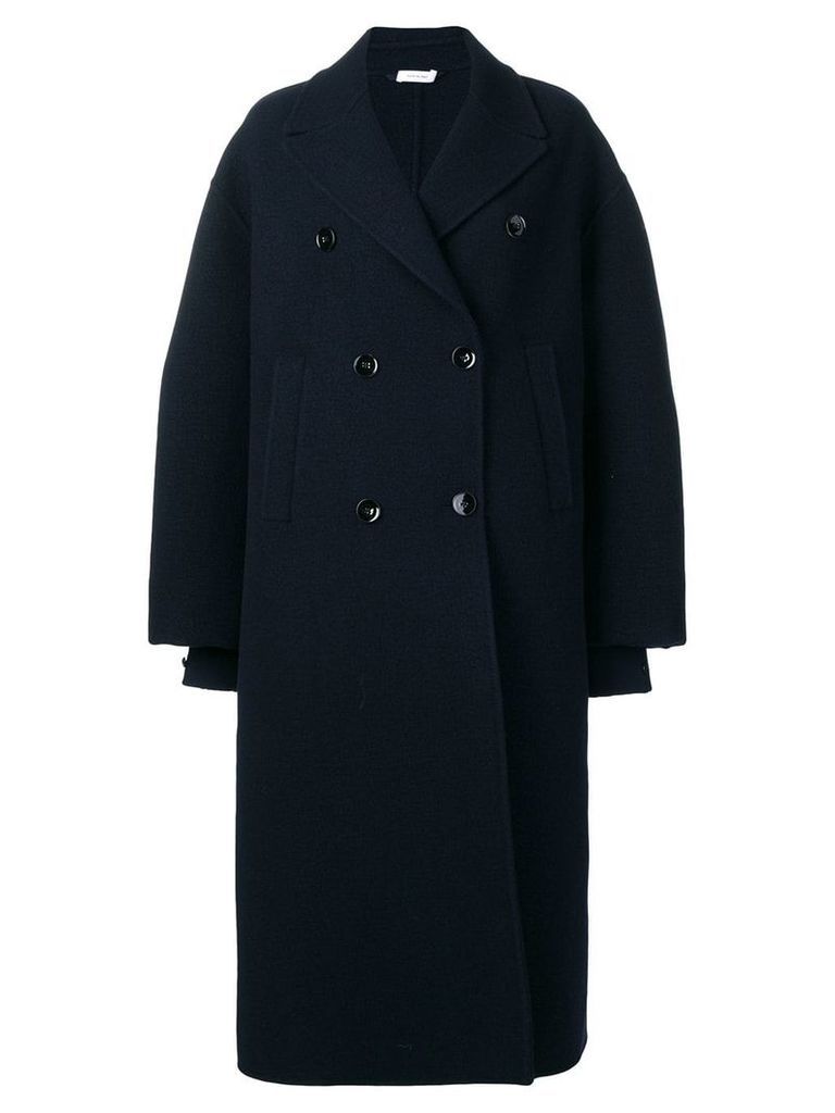 Jil Sander oversized double-breasted coat - Blue