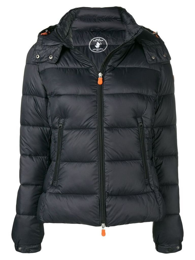 Save The Duck hooded padded jacket - Black