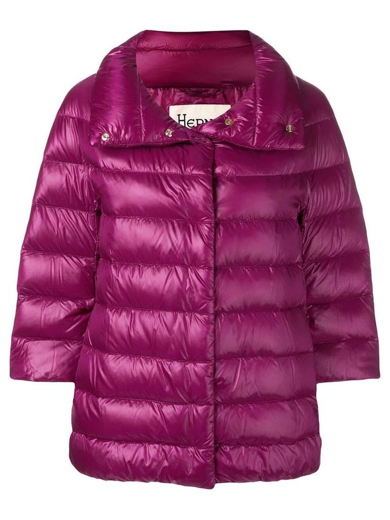 Herno zipped padded jacket - Purple