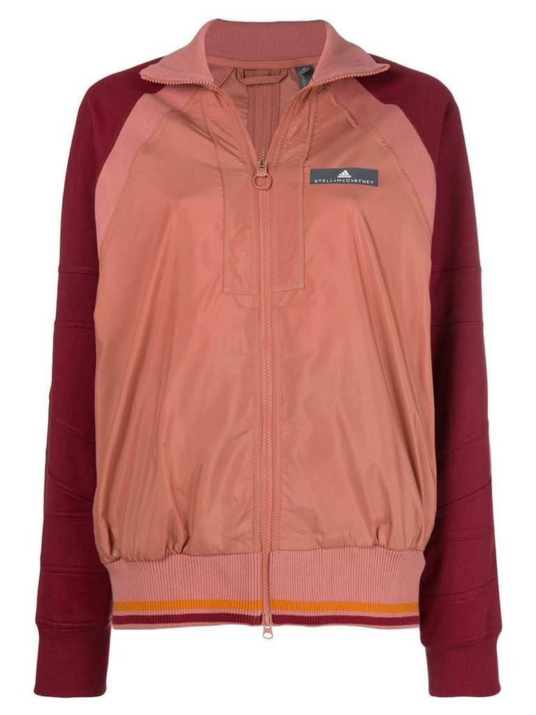 Adidas By Stella Mccartney contrast sleeved jacket - Pink