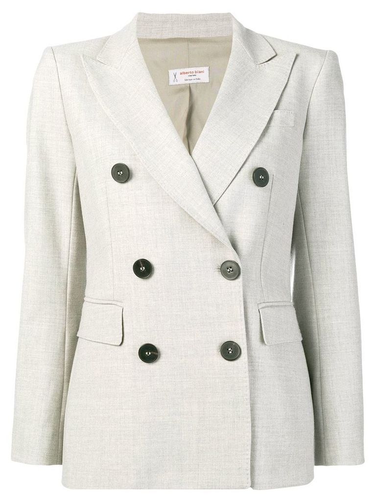 Alberto Biani double-breasted suit jacket - Grey