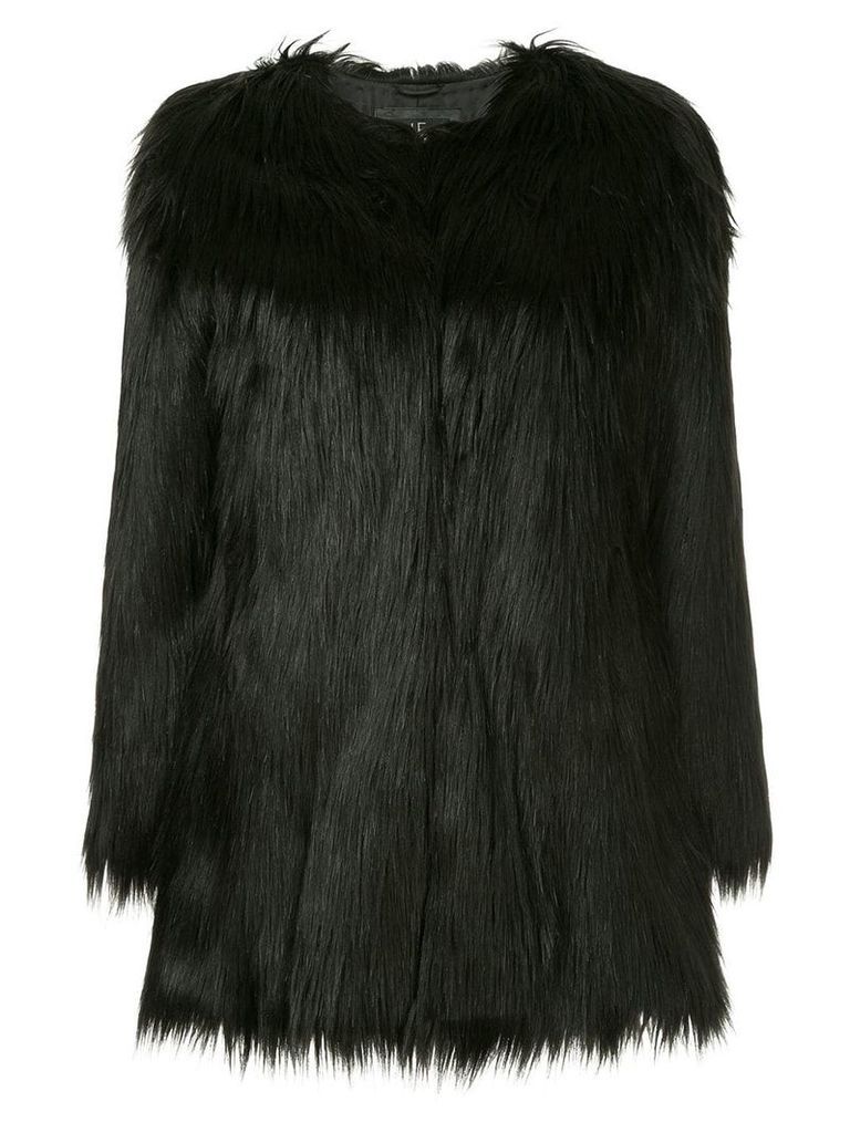 Unreal Fur Wanderlust faux fur coat - Black