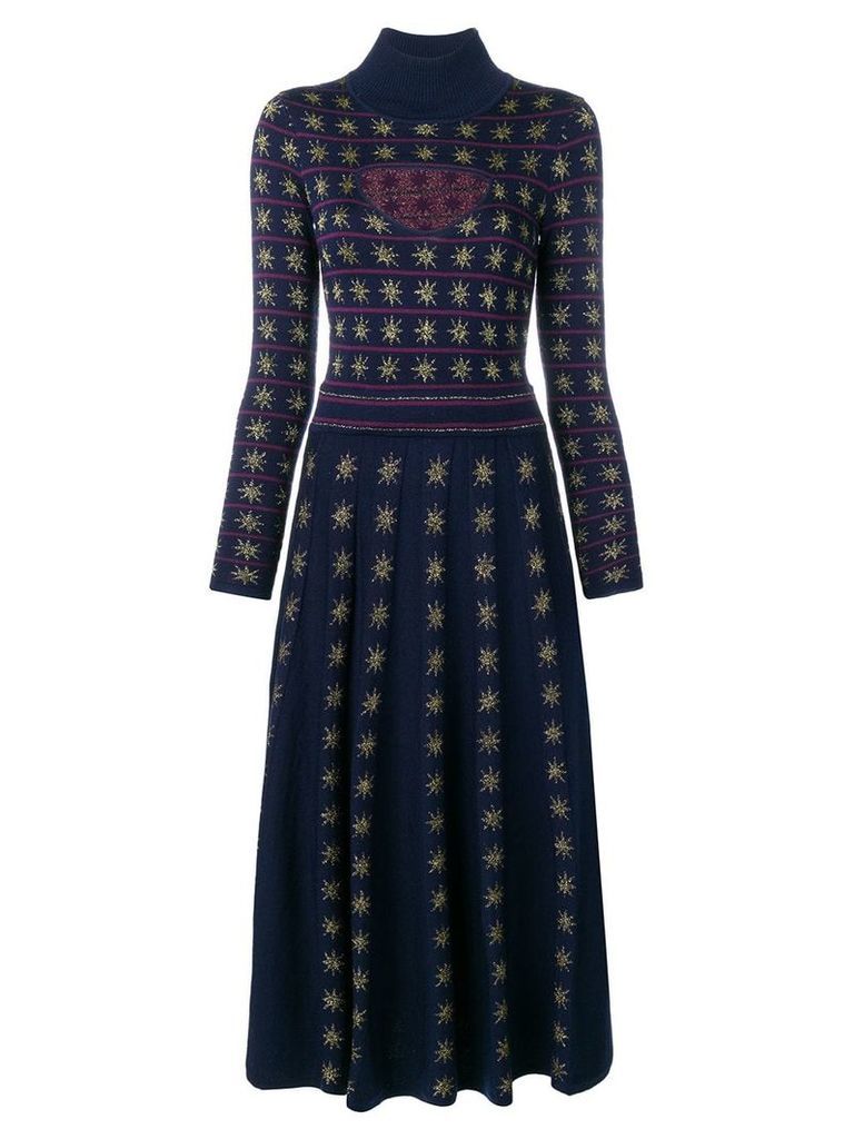 Temperley London Night knitted dress - Blue