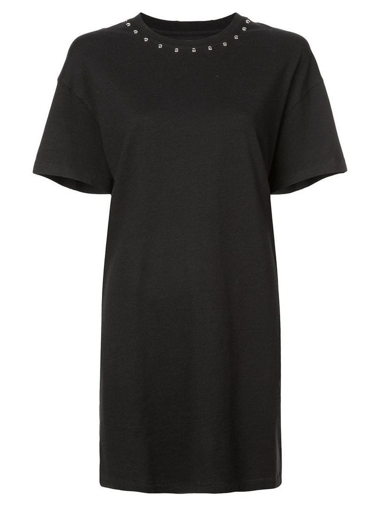 Current/Elliott studded T-shirt dress - Black