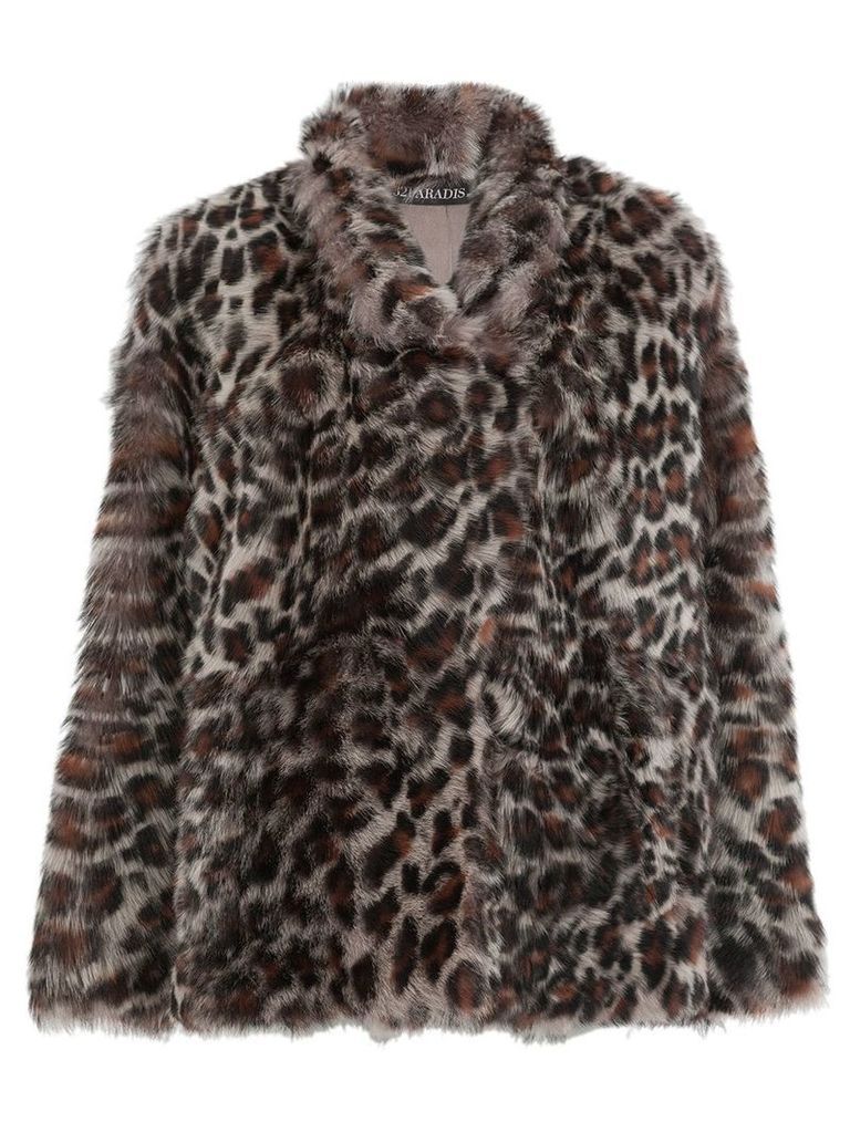 32 Paradis Sprung FrÃ¨res leopard-print jacket - Brown