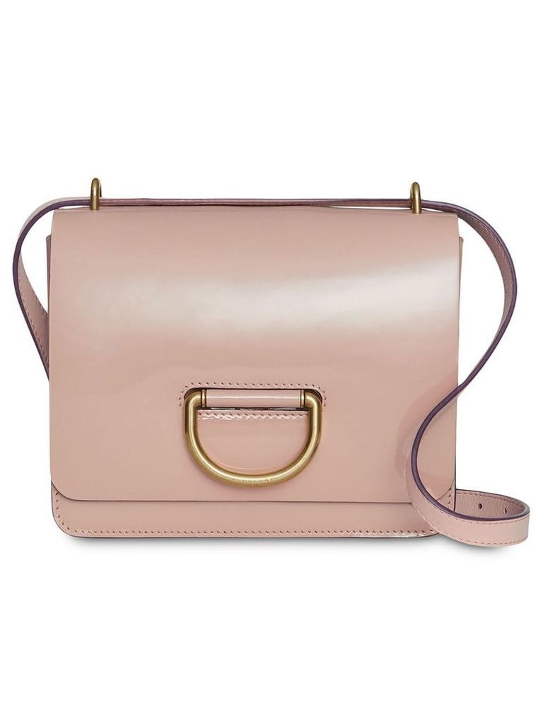 Burberry The Small Patent Leather D-ring Bag - Pink