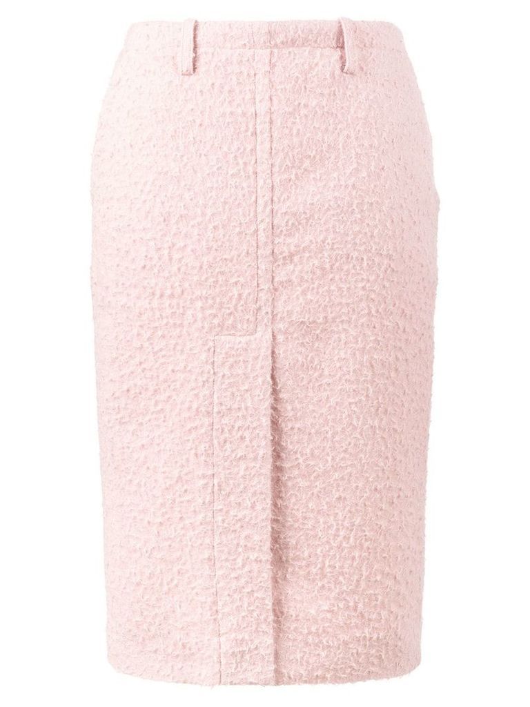 Marni brushed pencil skirt - Pink