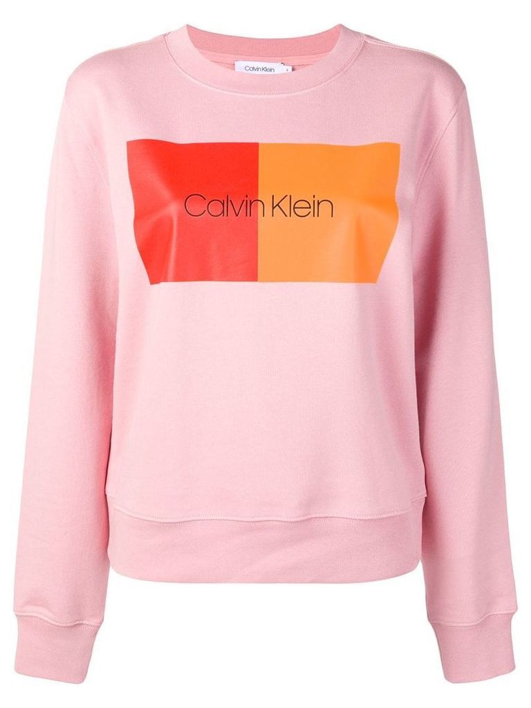 Calvin Klein logo sweatshirt - Pink