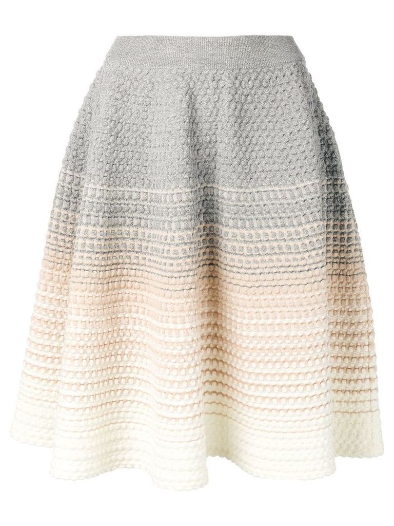 Bottega Veneta degradÃ© knit skirt - White