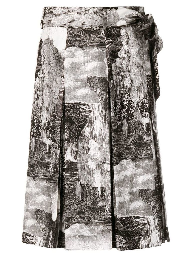Burberry Dreamscape print skirt - Black
