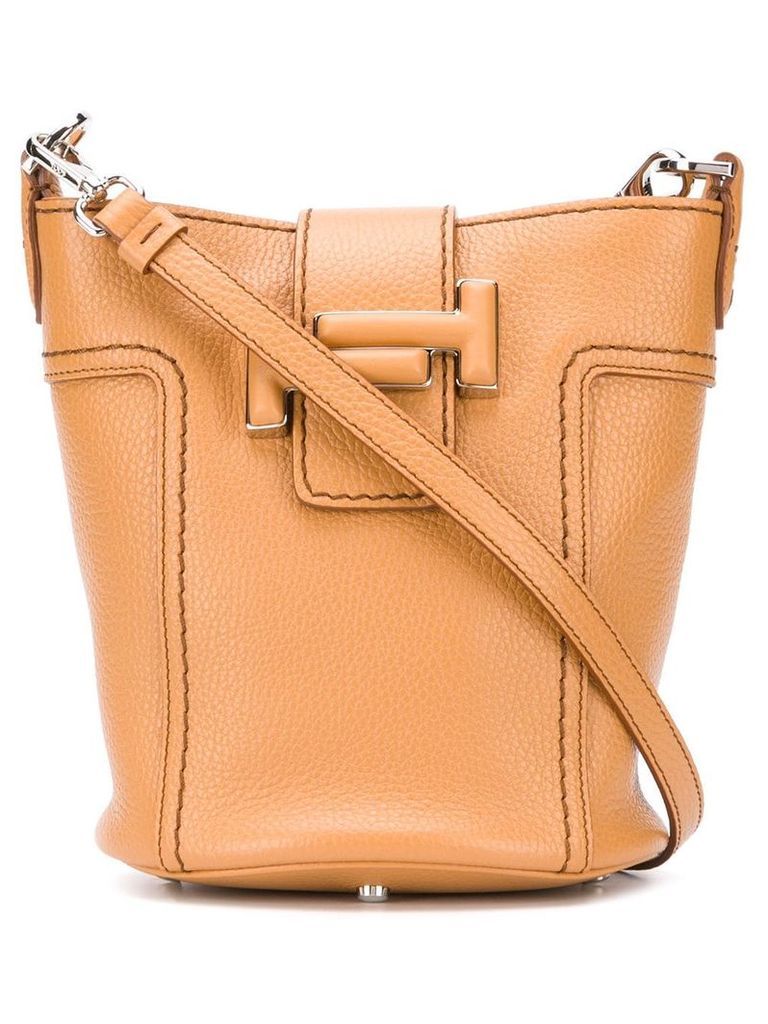 Tod's Double T bucket tote - Brown