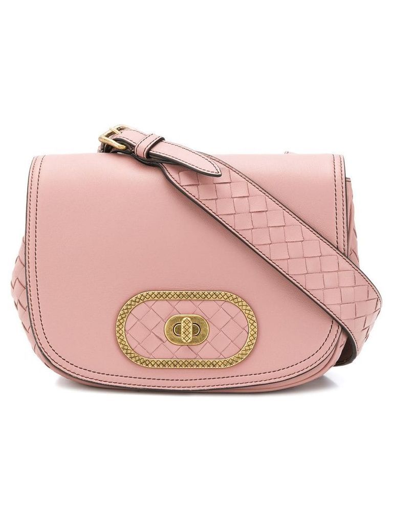 Bottega Veneta crossbody satchel bag - Pink