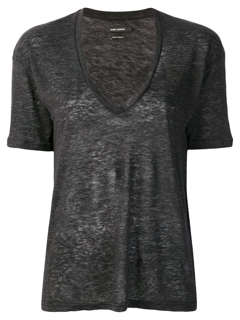 Isabel Marant V-neck T-shirt - Grey