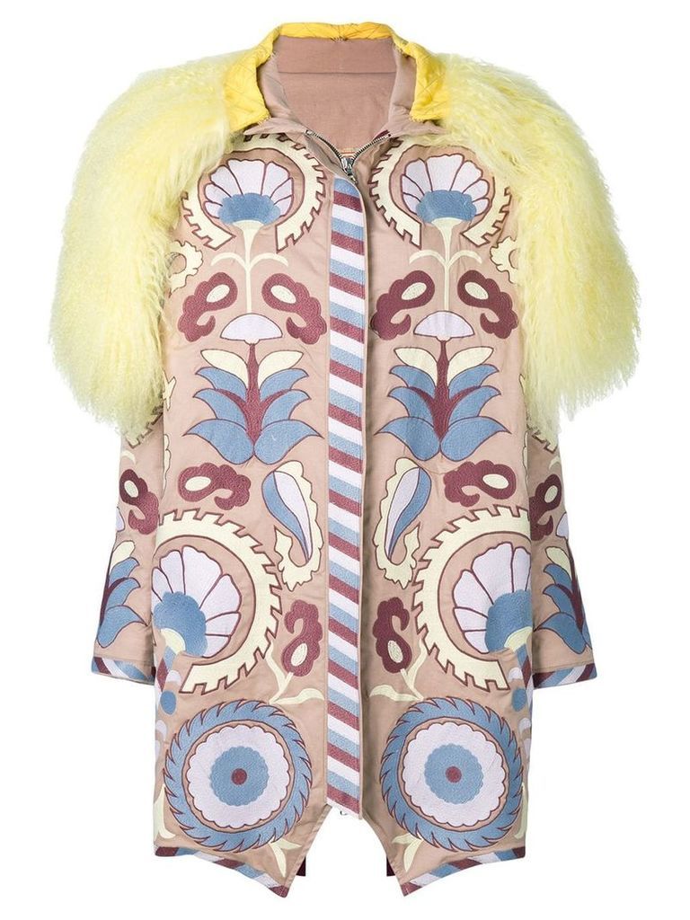 Yuliya Magdych Delight embroidered coat - Multicolour