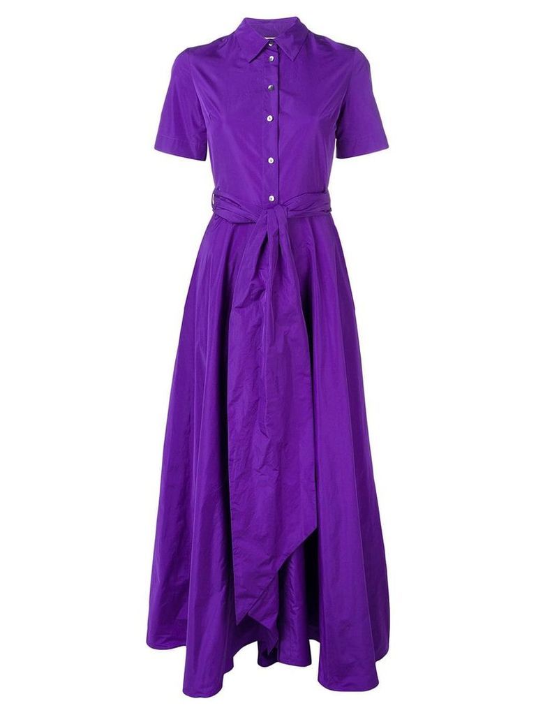 P.A.R.O.S.H. belted shirt dress - Purple