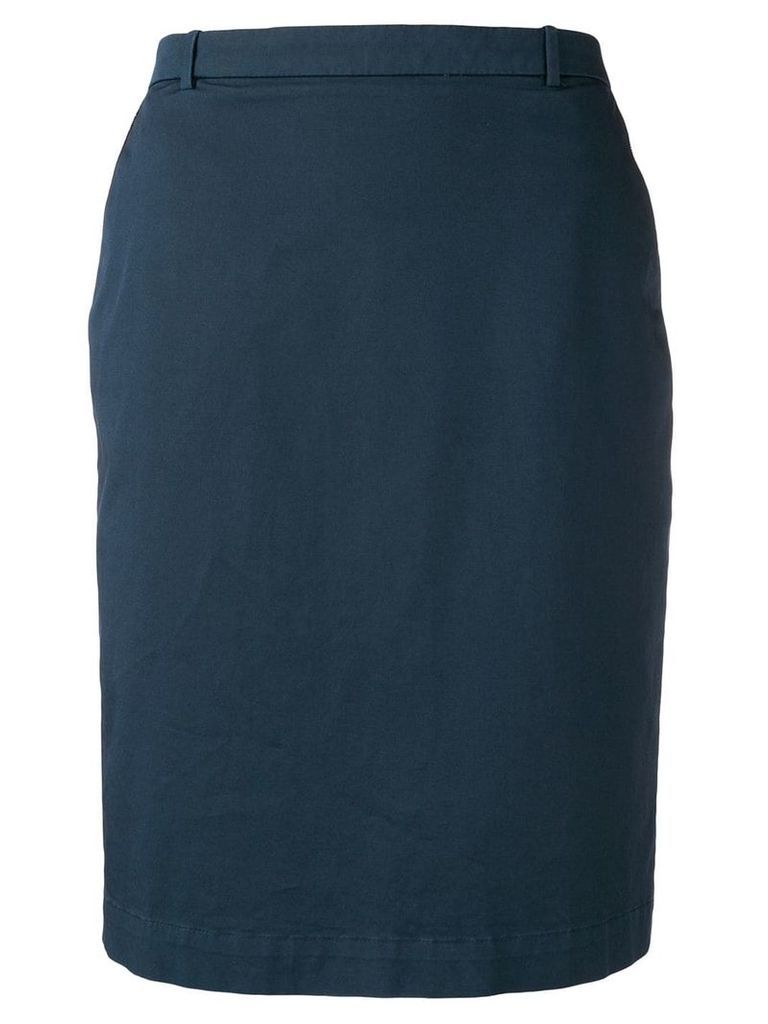 Fabiana Filippi short straight skirt - Blue