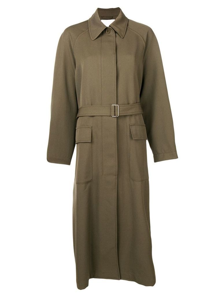 3.1 Phillip Lim long single-breasted coat - Green