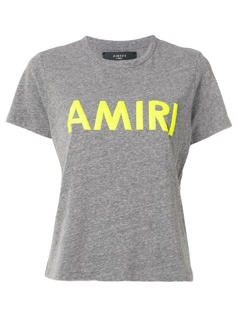 Amiri logo print T-shirt - Grey