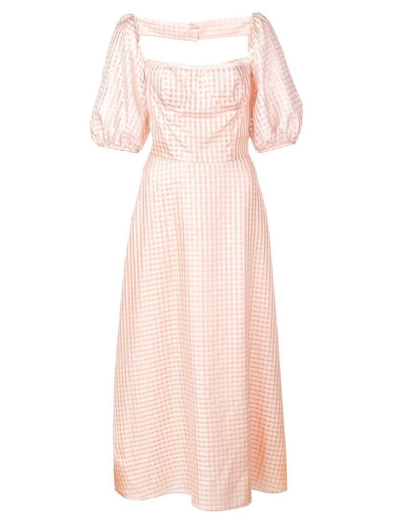 Markarian gingham dress - Pink