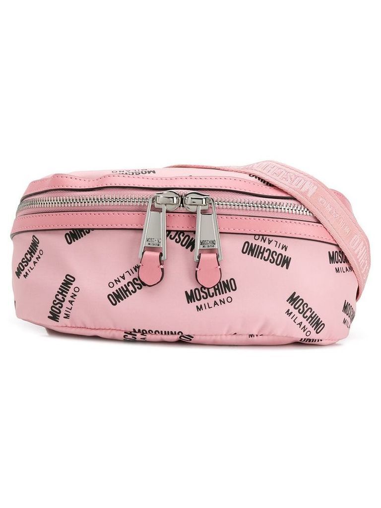 Moschino small logo belt bag - Pink