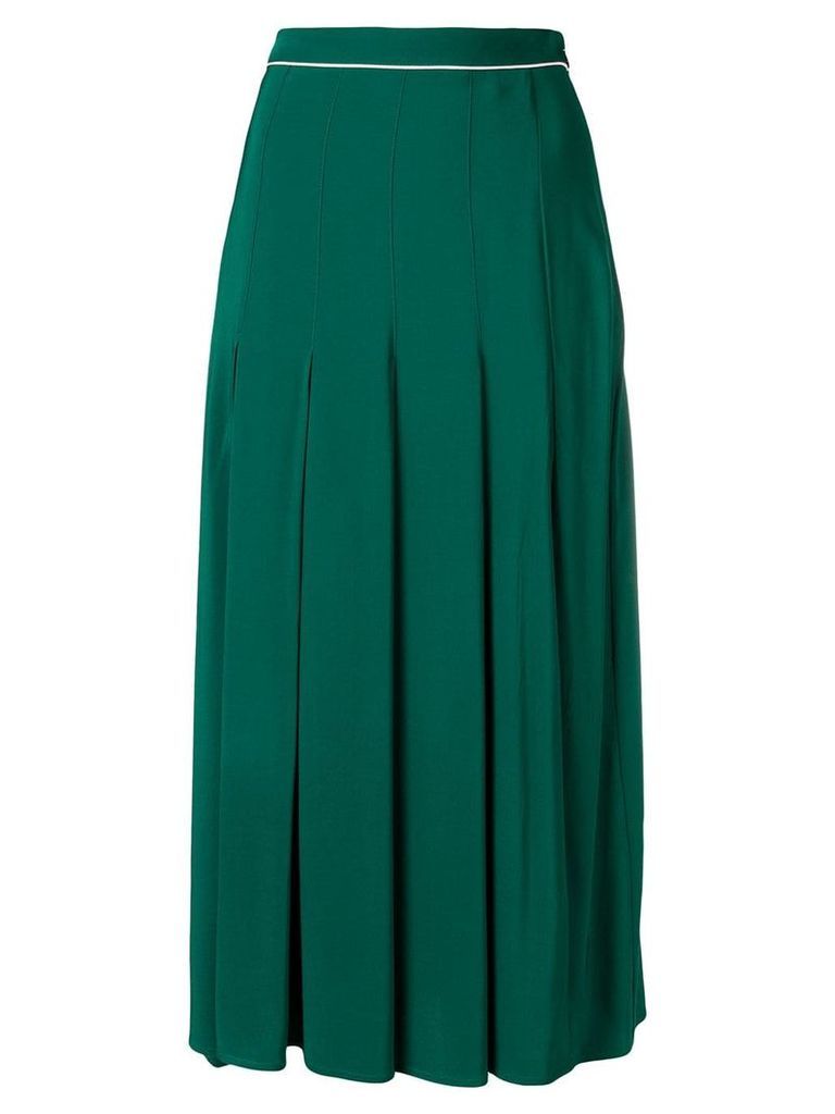 Twin-Set pleated midi skirt - Green