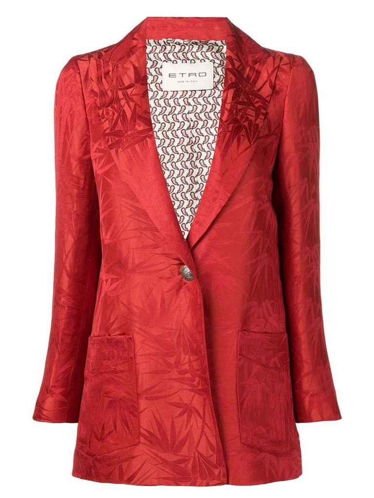 Etro patterned blazer - Red
