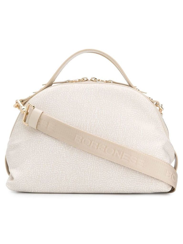 Borbonese Sexy top handle bag - Neutrals