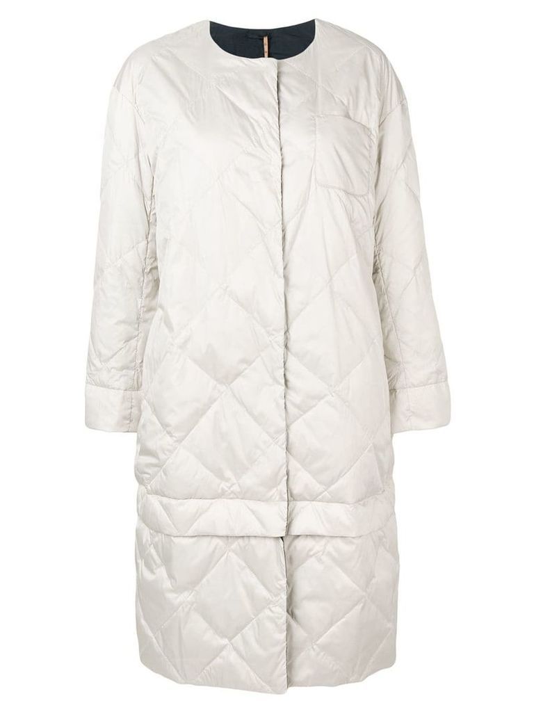 'S Max Mara oversized reversible coat - Neutrals