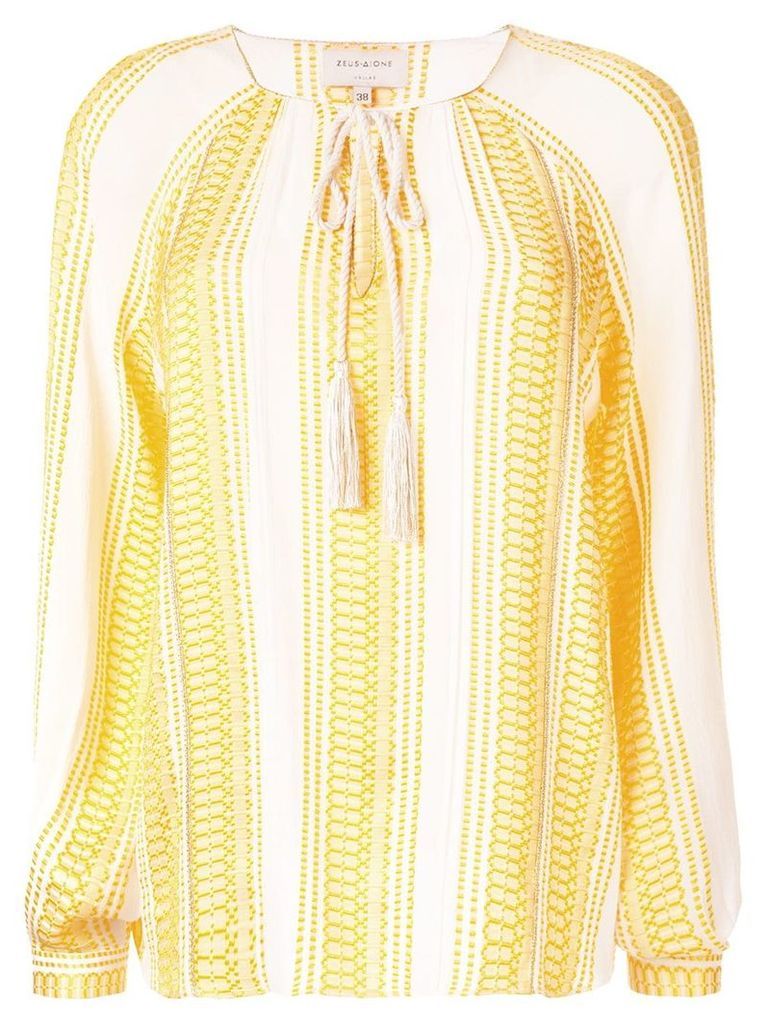 Zeus+Dione striped blouse - Yellow