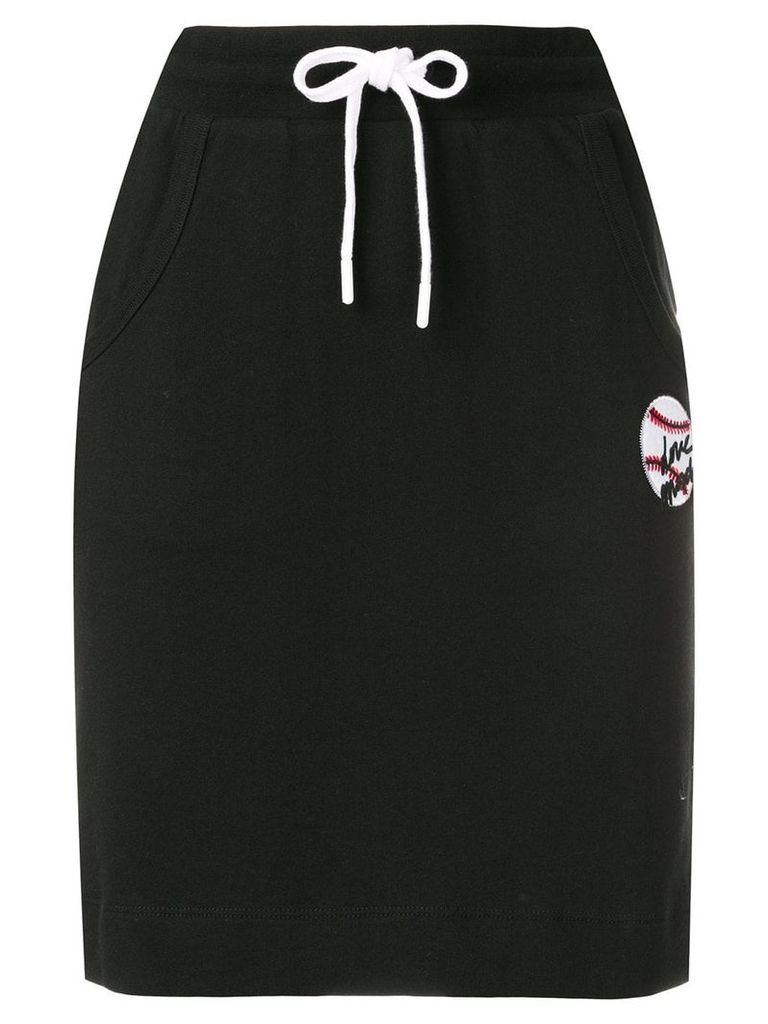Love Moschino casual drawstring skirt - Black