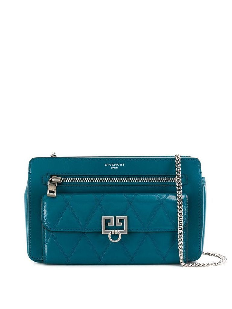 Givenchy quilted crossbody bag - Blue