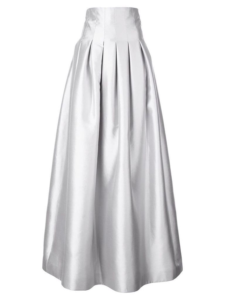 Rubin Singer pleated evening skirt - Silver