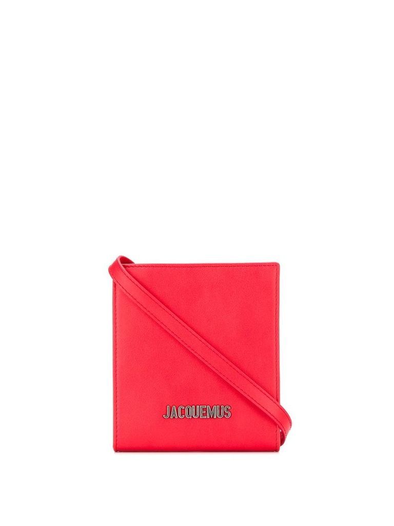 Jacquemus logo plaque bag - Red