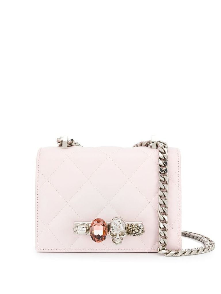 Alexander McQueen Jewelled shoulder bag - Pink