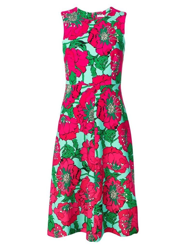 P.A.R.O.S.H. floral print flared dress - Pink