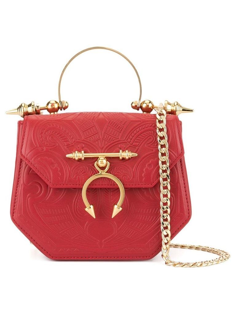 Okhtein The Pine Minaudiere crossbody bag - Red