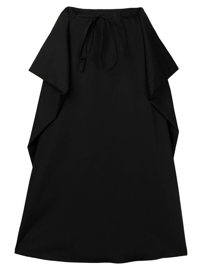 Lemaire drawstring waist skirt - Black