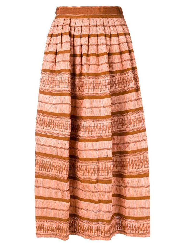 Ulla Johnson panelled maxi skirt - Pink