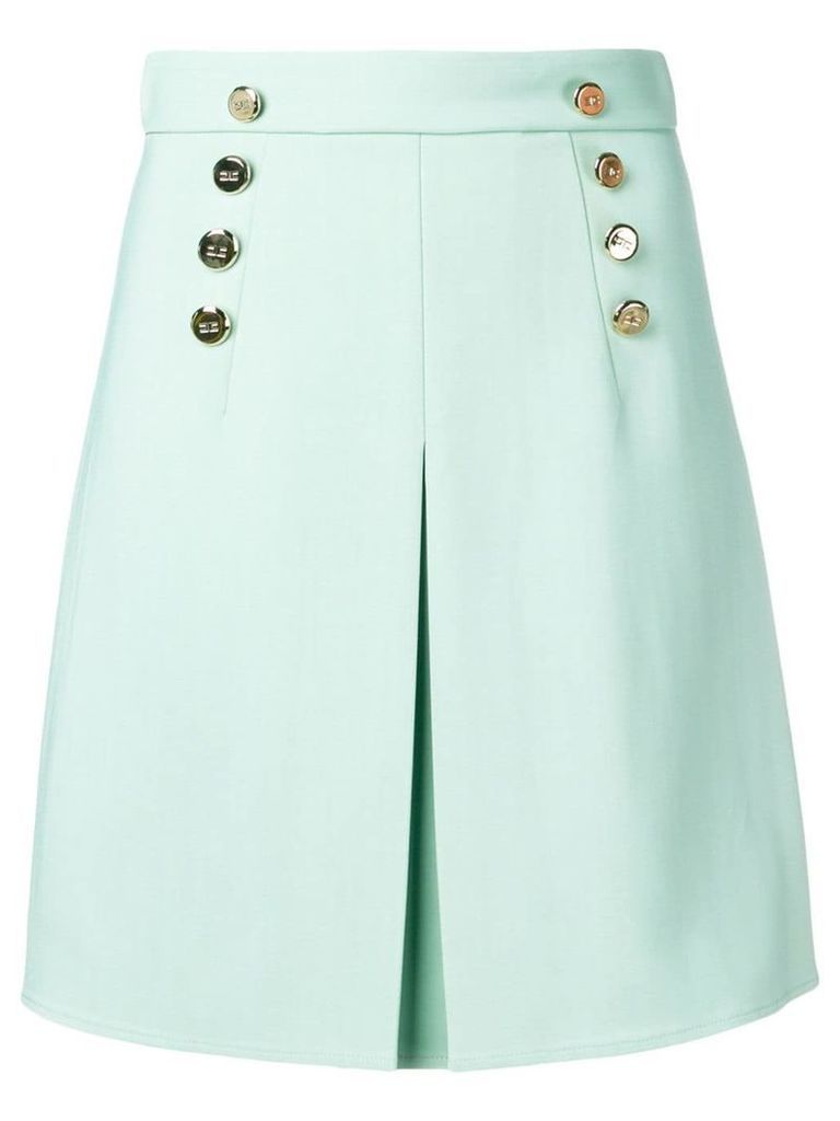 Elisabetta Franchi button skirt - Green